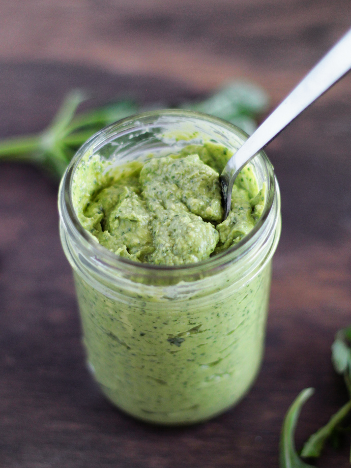 Easy Vegan Oil Free Avocado Pesto