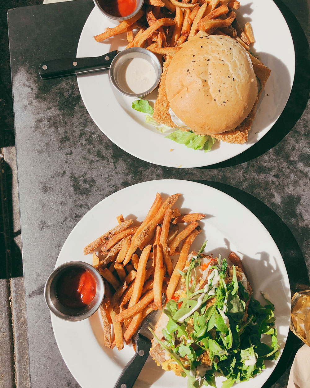 The Ultimate Guide to the BEST Vegan Food in Denver. Vegan fish and chips from City O' City.