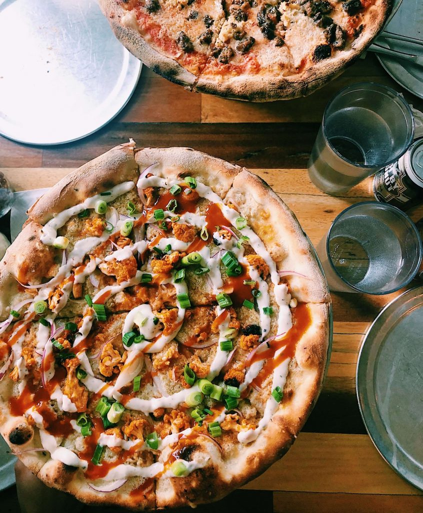 The Ultimate Guide to the BEST Vegan Food in Denver. Buffalo Soldier Pizza from Piante Pizzeria.