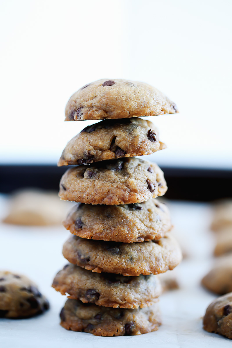 The BEST Chewy Vegan Chocolate Chip Cookies by Pasta-based.