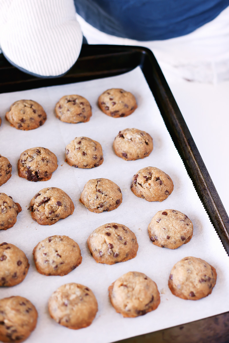 The BEST Chewy Vegan Chocolate Chip Cookies by Pasta-based.