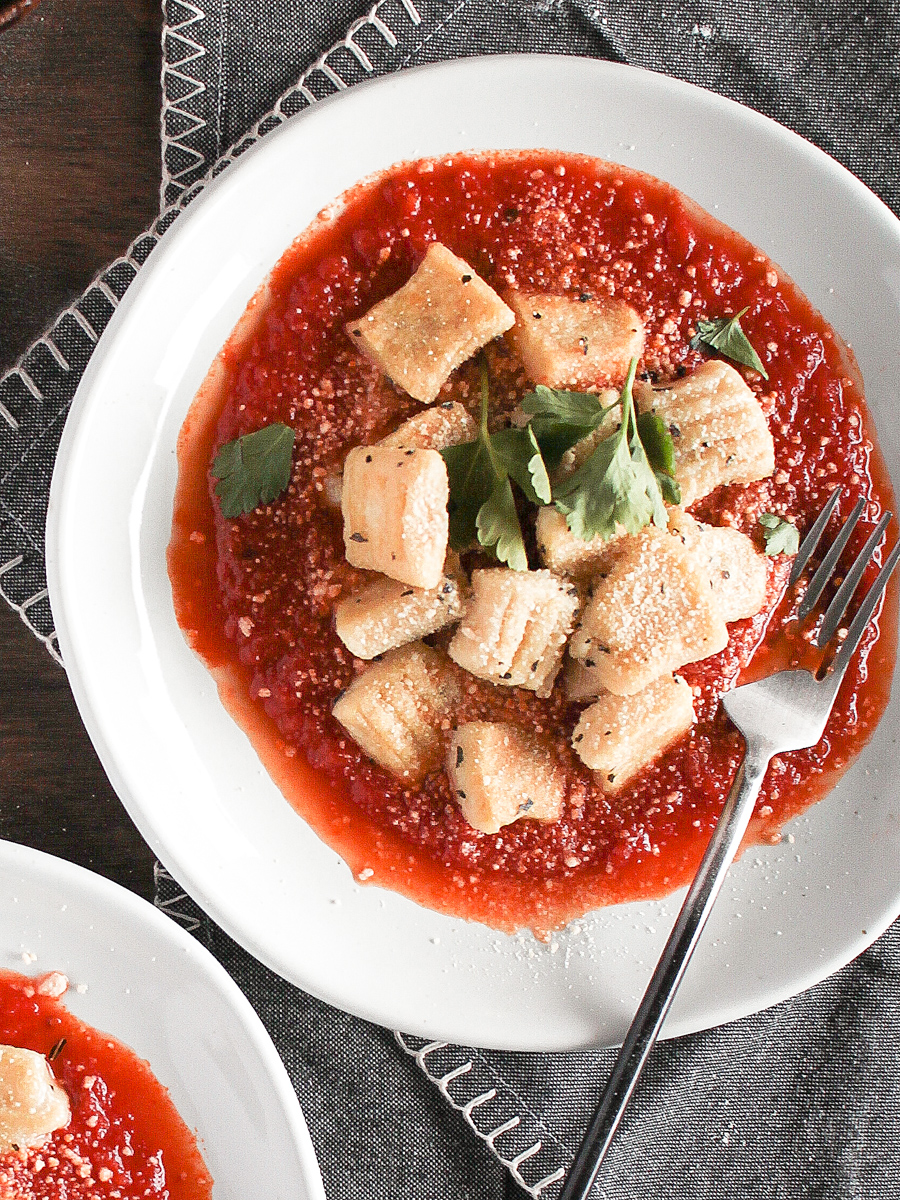 Homemade Vegan Gnocchi