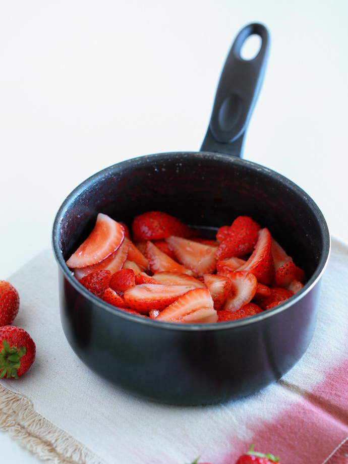 Vegan Strawberry Shortcake in Mason Jars